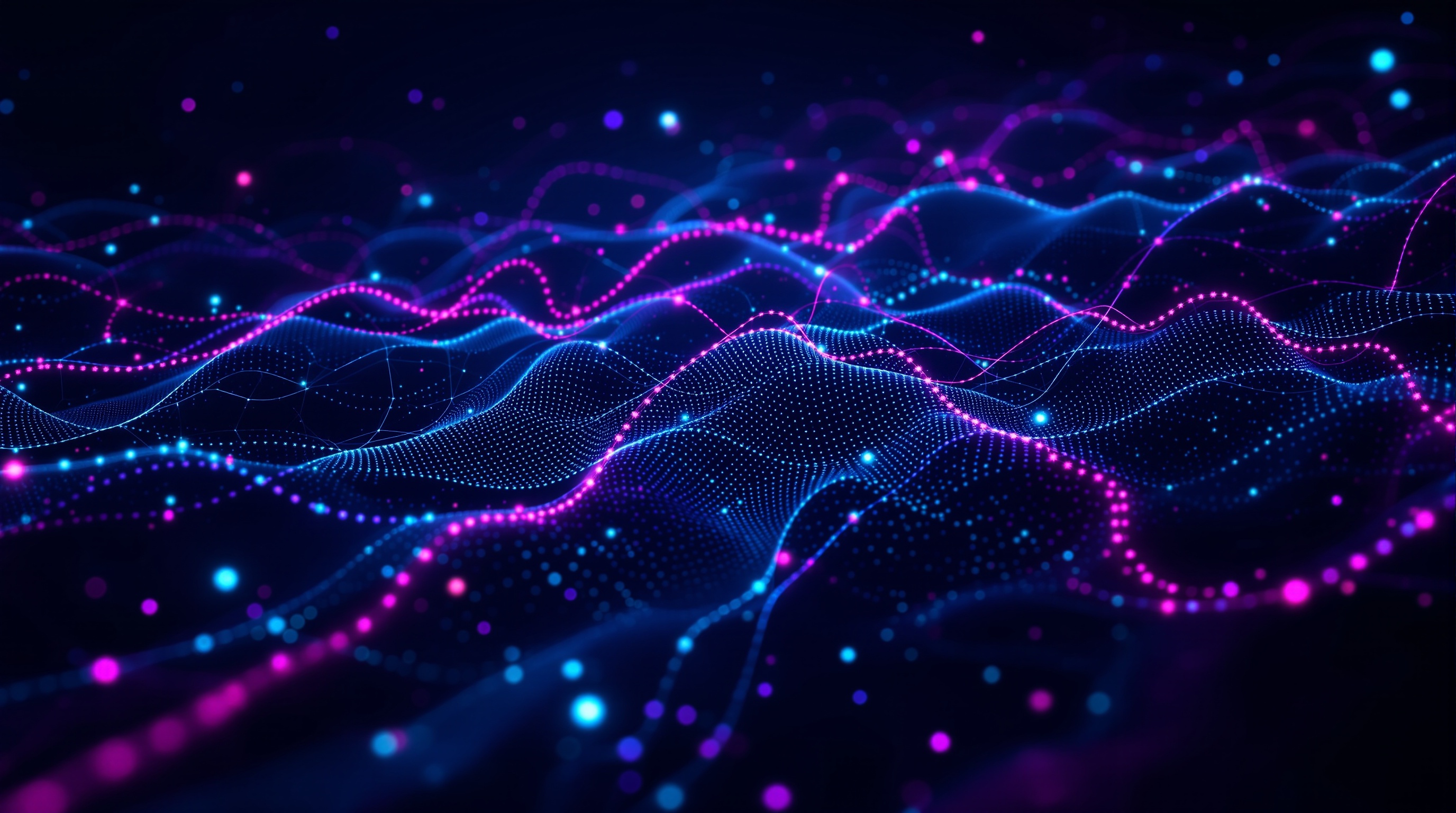 Vorynt AI AI infrastructure represented by an interconnected neural network